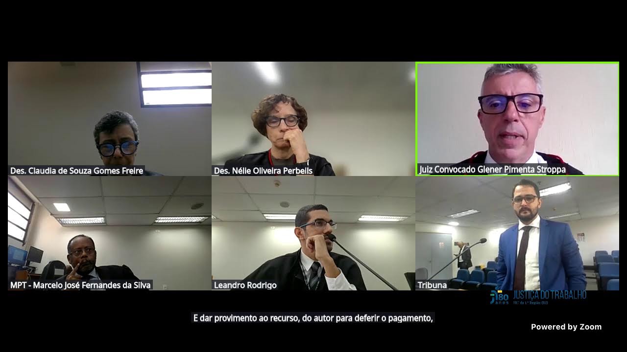 03 03 2026 - Sessão Presencial Extraordinária da 9a Turma - TRT 1a Região