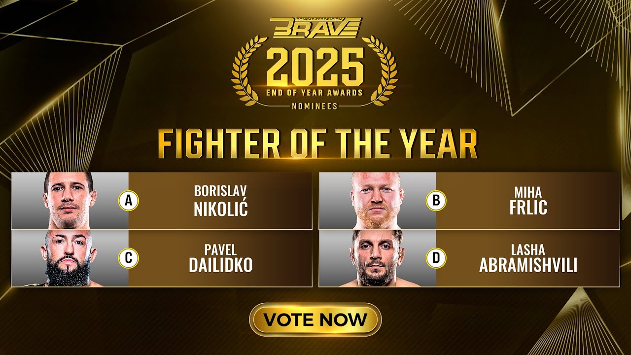 2025 Fighter of the Year | BRAVE CF Awards | Best of 2025