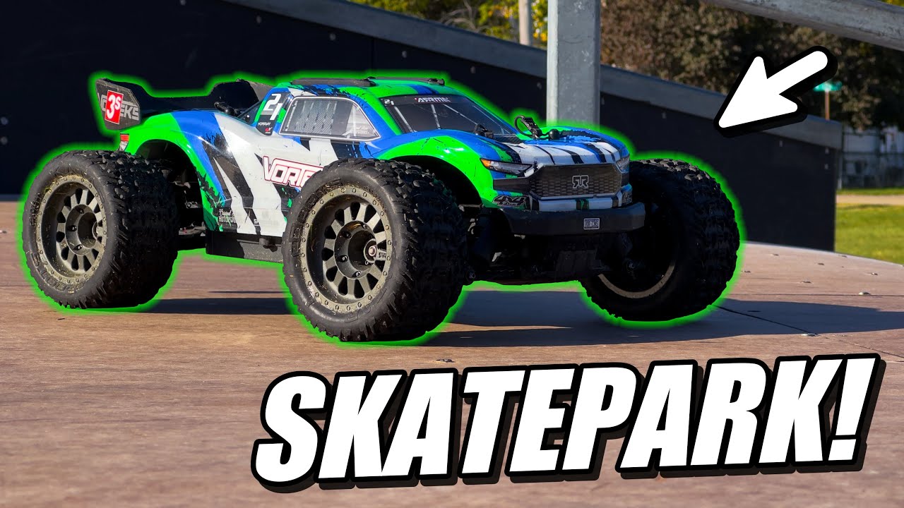 ARRMA Vorteks 3S BLX at the SKATEPARK!