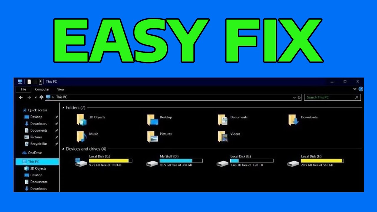 How To Fix Black Screen High Contrast on Windows 11 Laptop & PC