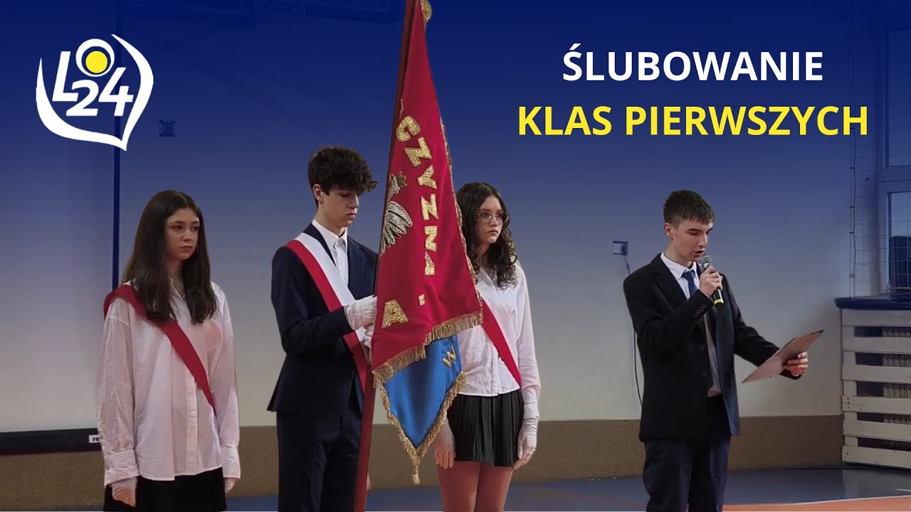 Relacja ze ślubowania klas pierwszych (14.10.2024)