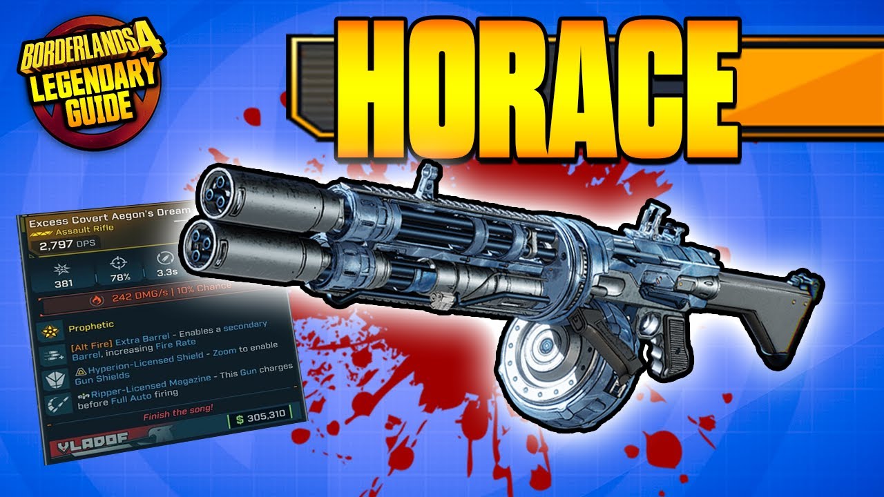 Horace Legendary Drop Guide | Borderlands 4