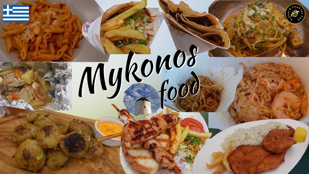 Mykonos Food 🇬🇷 Greece | Things to eat in Mykonos 🇬🇷 Greece