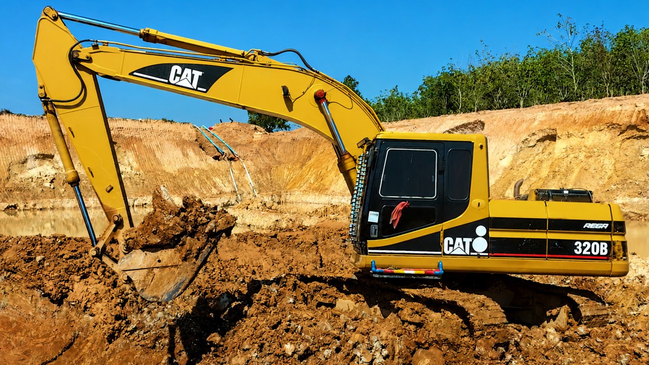 Iron Beast Works | Excavator Loading Dump Trucks All Day