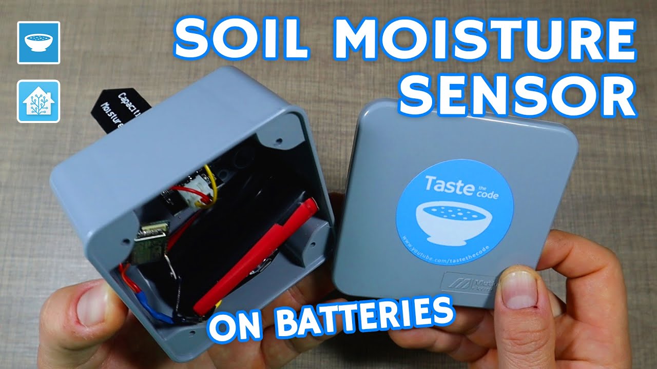 Soil Moisture Sensor on batteries with ESP07 running ESPHome - Start to Finish