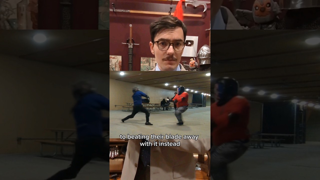 Short Edge Oberhau in Sparring