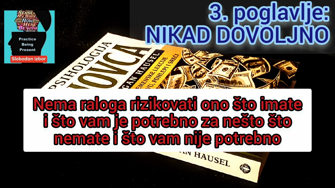 PSIHOLOGIJA NOVCA - KOLIKO JE DOVOLJNO? Pravila o tome KAKO zarađivati  #slobodanizbor  #radnasebi