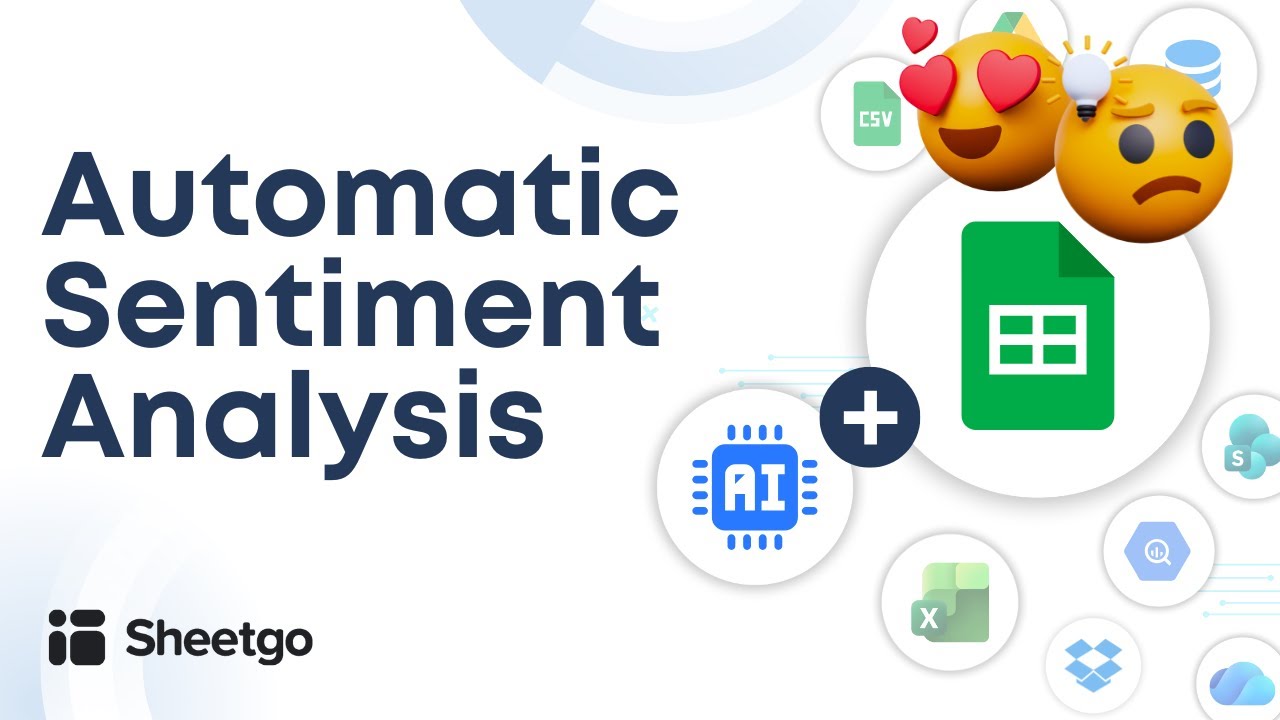 Automatic sentiment analysis in Google-Sheets