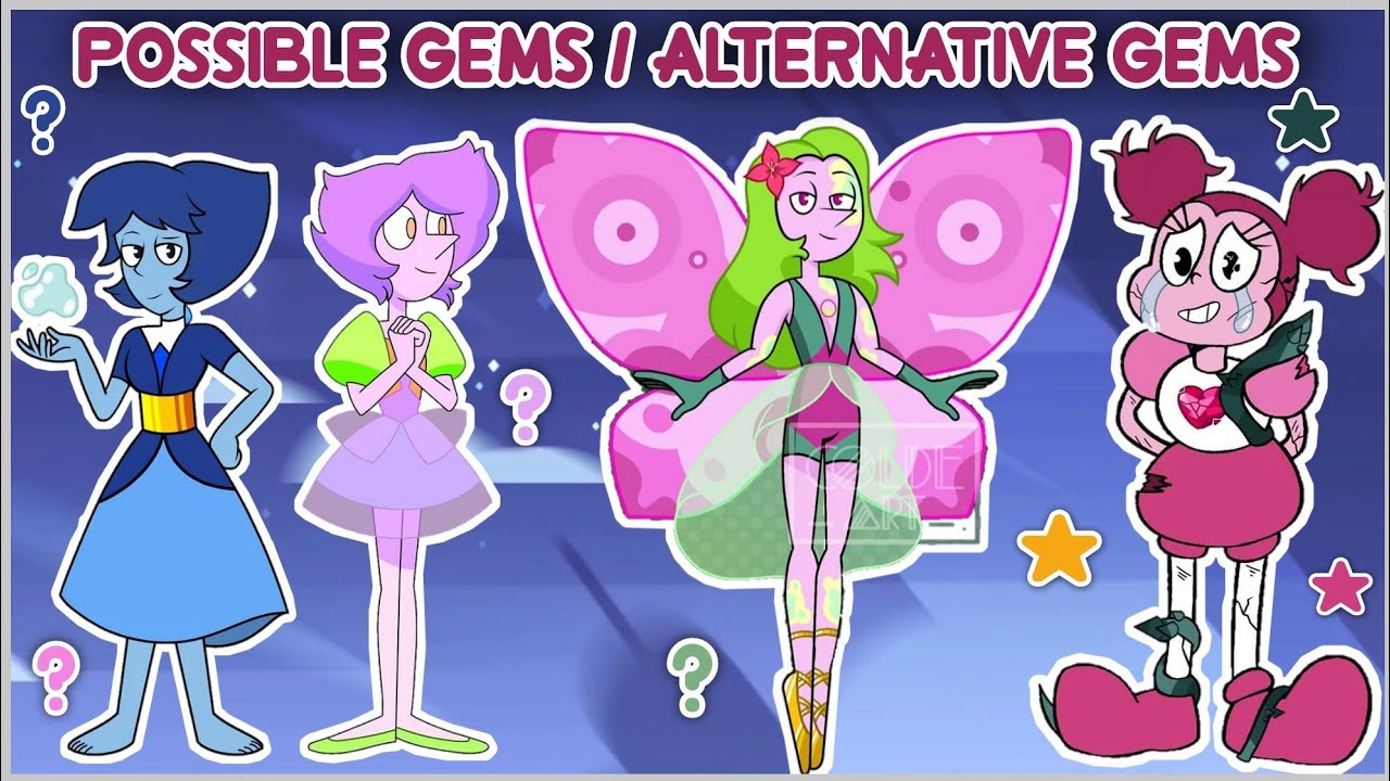 Steven Universe - possible gems / alternative gems #01 (possíveis gems / gems alternativas)