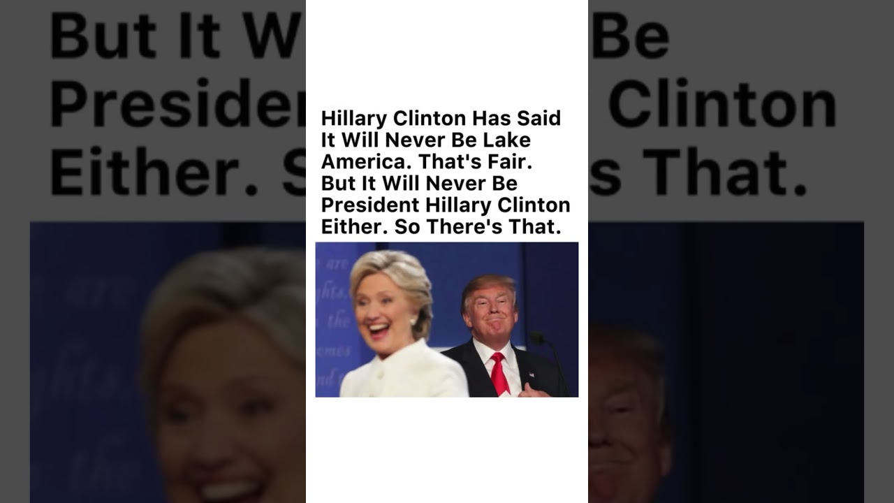 Hillary Clinton Says &ldquo;Lake Ontario&rdquo; &mdash; Trump Fires Back? 👀