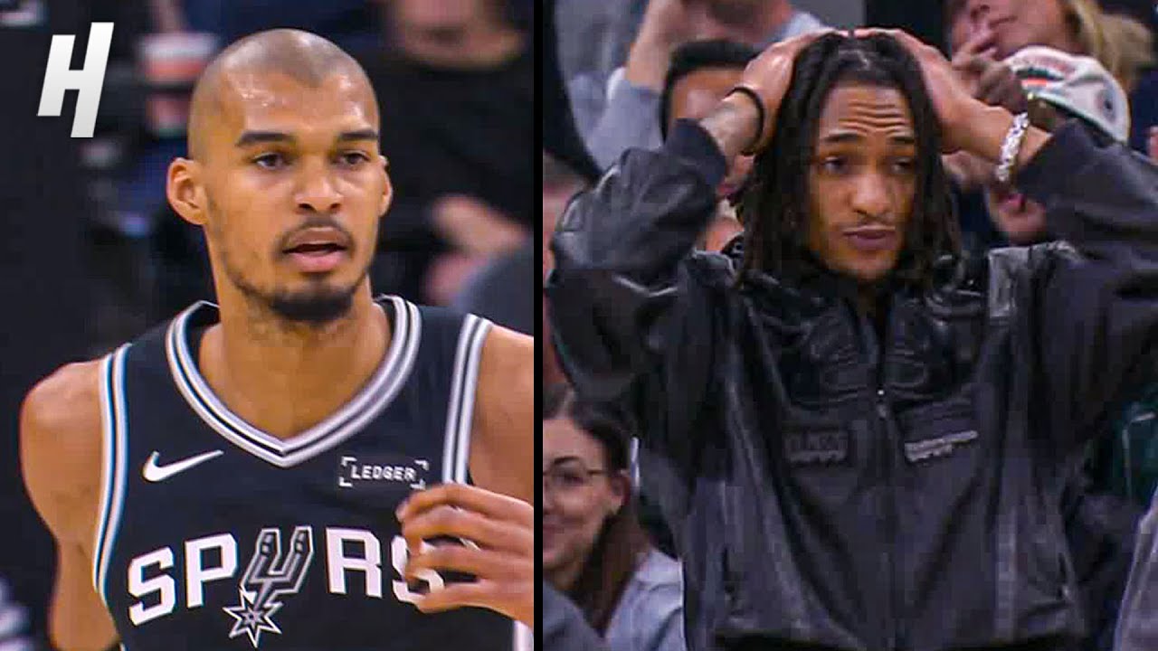Уэмби забивает ТРИ ТРЕХТРОЛЕВЫХ броска подряд в матче против &laquo;Миннесоты Тимбервулвз&raquo; 🔥