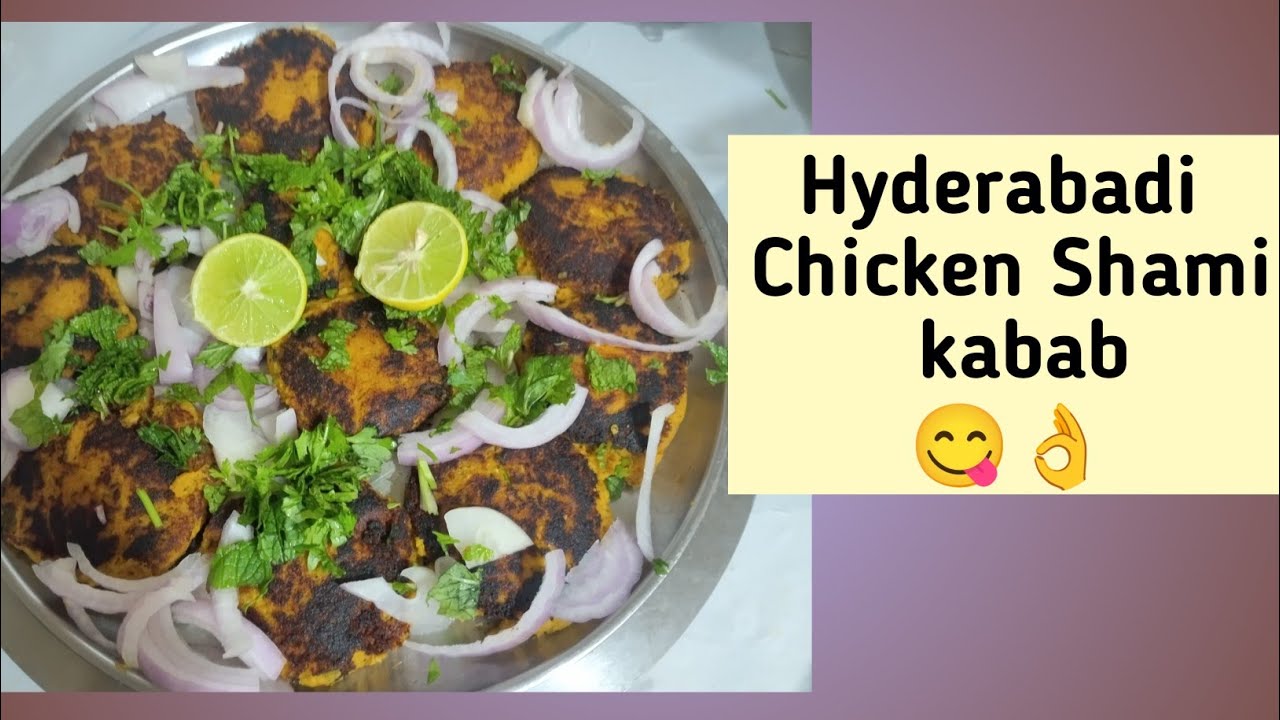 😋Hyderabadi Chicken Shami kabab.. 😋👌@Nikhatprincess