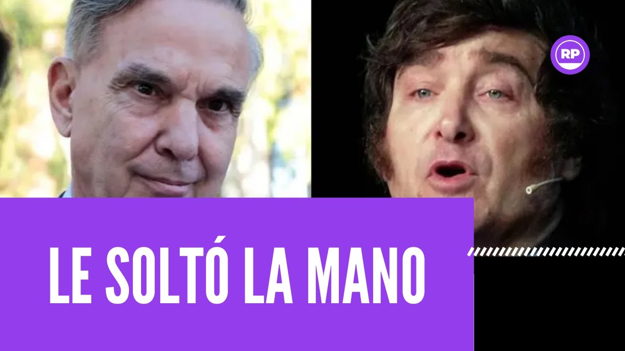 ¡AH LISTO, YA FUE TODO! Pichetto le suelta la mano a Milei y sale a darle con todo