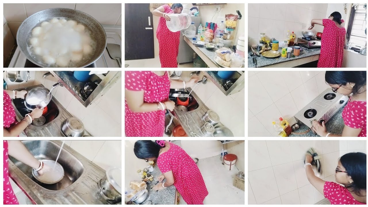 ব্যাস্ত সকালের রুটিন 💁🏻Finally Kitchen Deep Cleaning😌 | আজ রান্নাঘর একদম ঝকঝকে ✨My Morning Routine 🌄