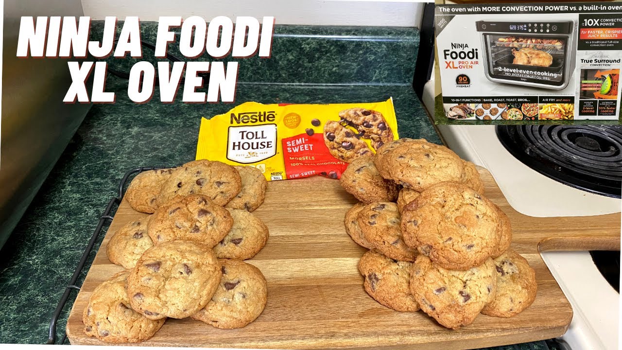 NINJA FOODI XL PRO AIR OVEN - Chocolate Chip Cookies - YUMMY!