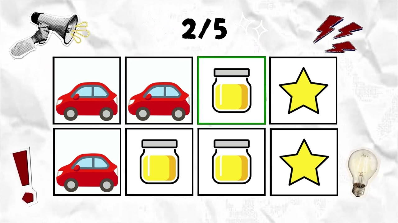 Say the Word on Beat | Carrot Parrot Game - Car Jar Star 🚗🫙🌟(Easy - Medium - Hard)