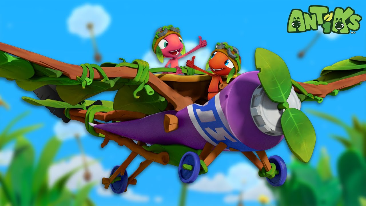Ants on a Plane 🚁 | 🐛 Antiks & Insectibles 🐜 | Funny Cartoons for Kids | Moonbug
