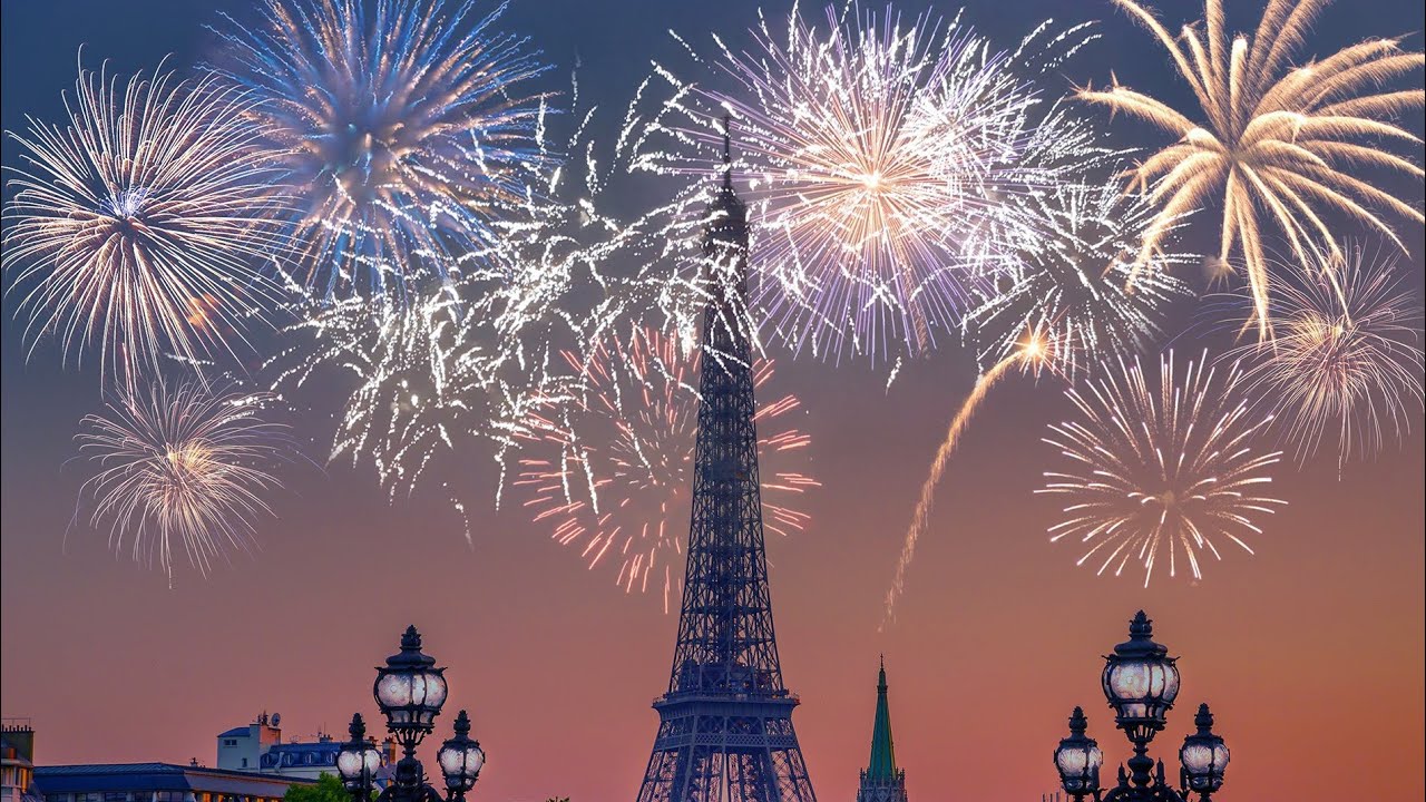 Bastille Day || PARIS 2025 || Fireworks at Eiffel Tower