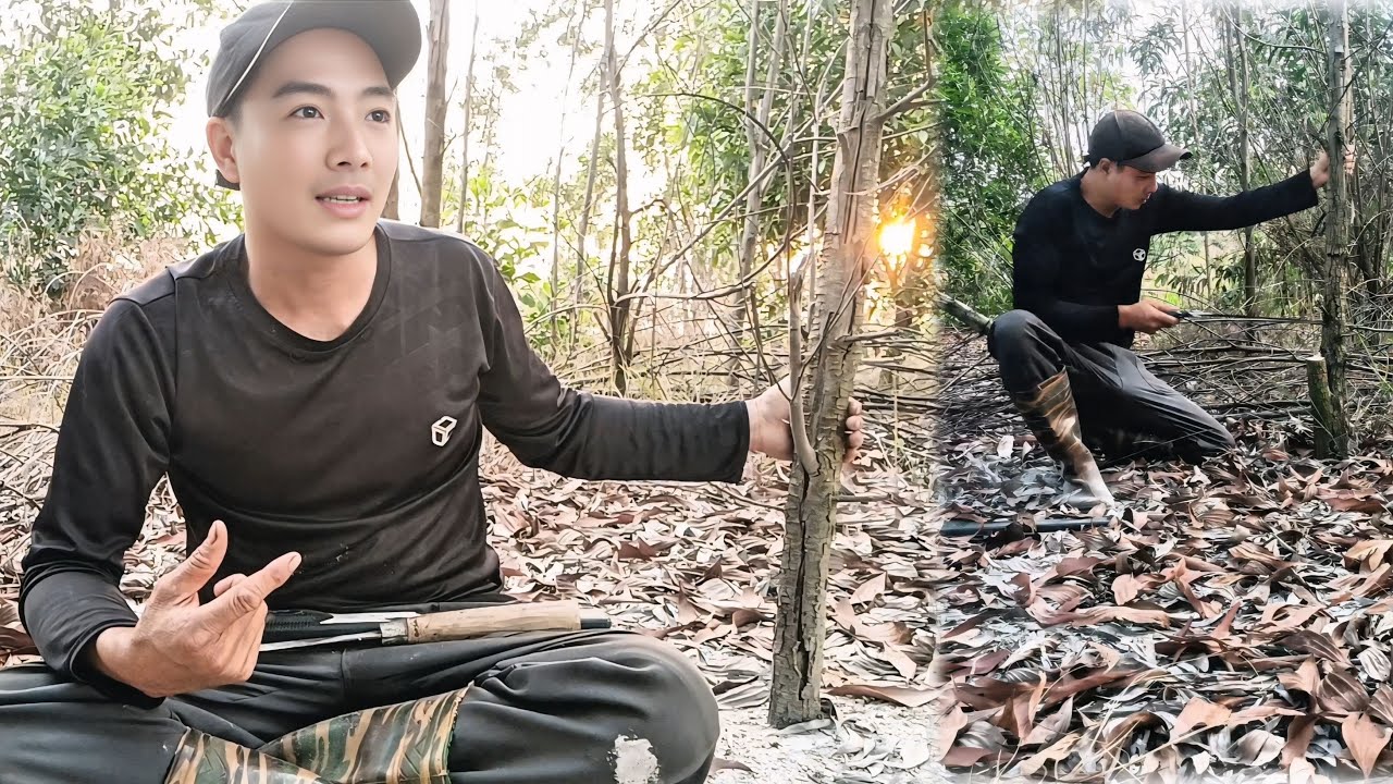 Một buổi chiều đi săn củi mệt lả cả người