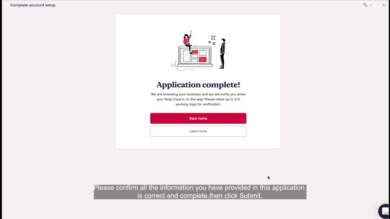 How to apply Reap Card