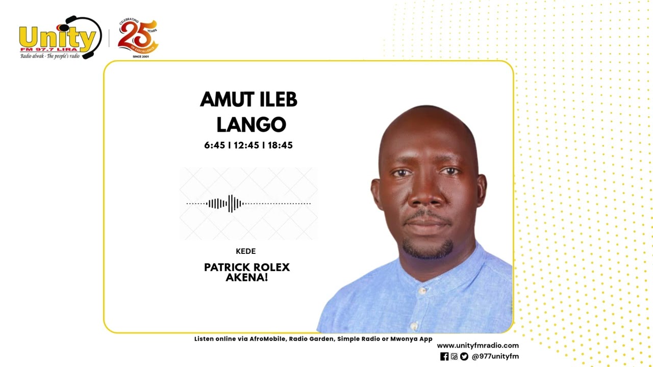 UNITY FM 97.7 LIRA MORNING NEWS [04-03-2026]