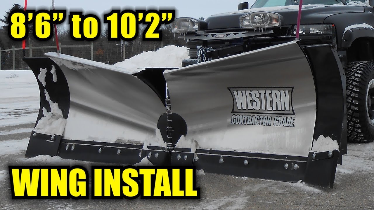 Western MVP3 Wing Install Stainless 8'6