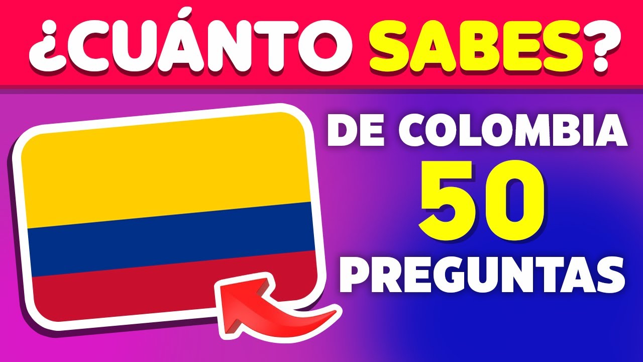 ¿Cuánto sabes sobre Colombia? ☕ 💃Quiz sobre Colombia