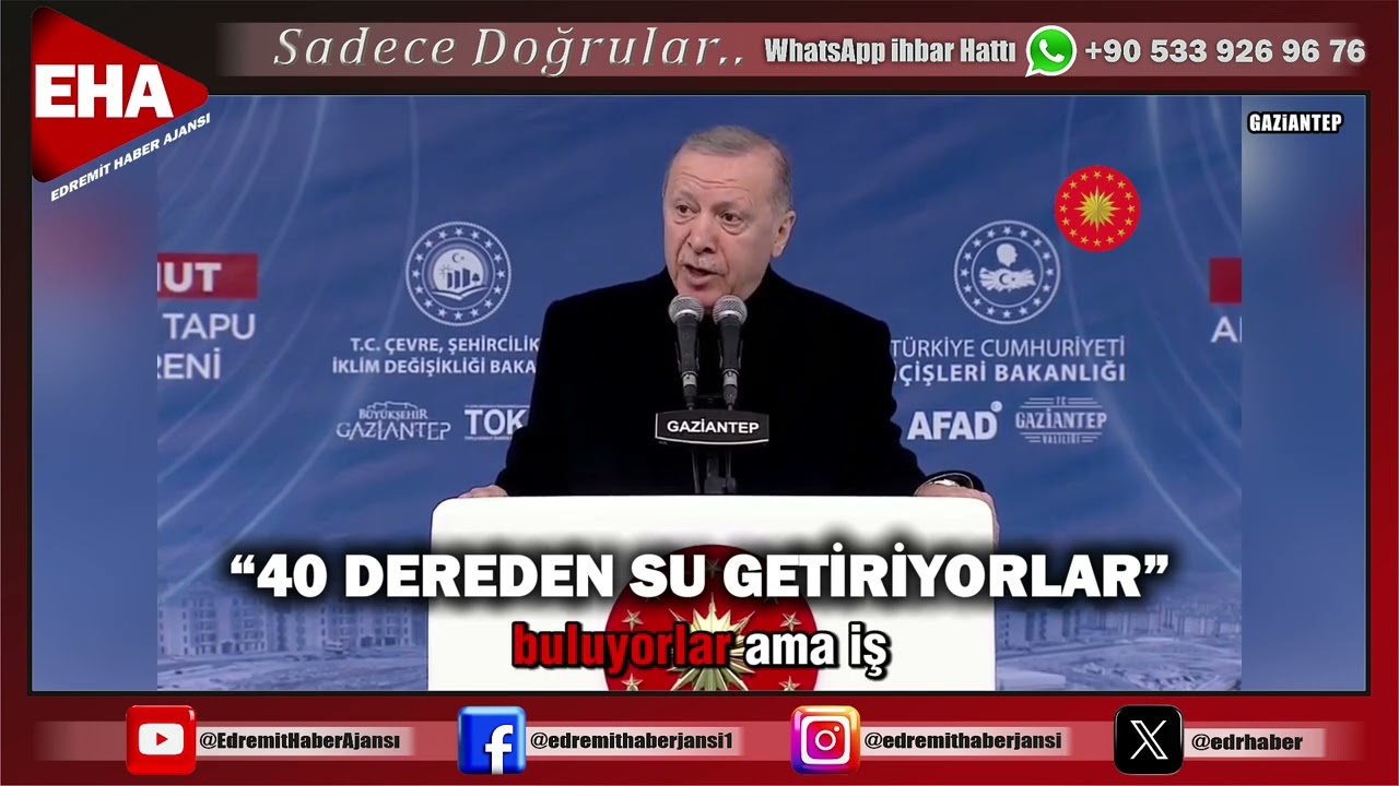 &ldquo;40 DEREDEN SU GETİRİYORLAR&rdquo;