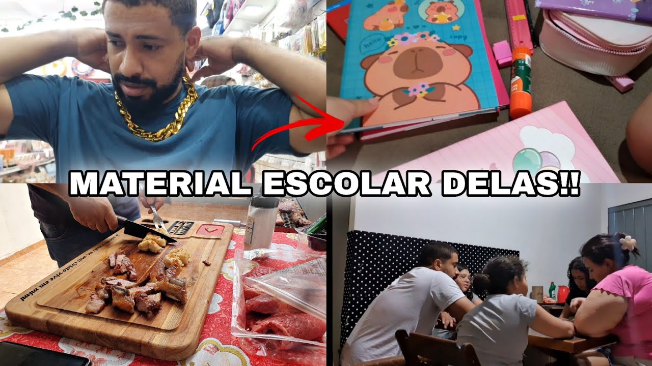 Três dias com a gente 😊 Compras de mercado, material escolar e mais....