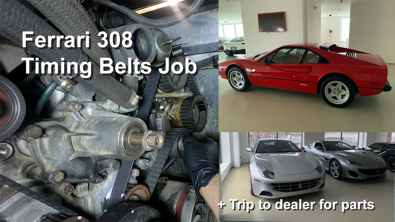 Ferrari 308 Timing Belts Job