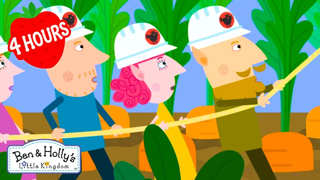 🌈 Elf Farm Eggs, Magic Wands & Queen Holly! | Ben and Holly's Little Kingdom | Cartoons For Kids