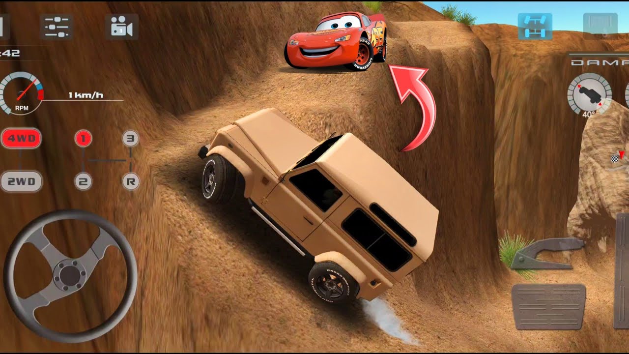  Offroad Desert Drive – Sand Dune Challenge Begins!