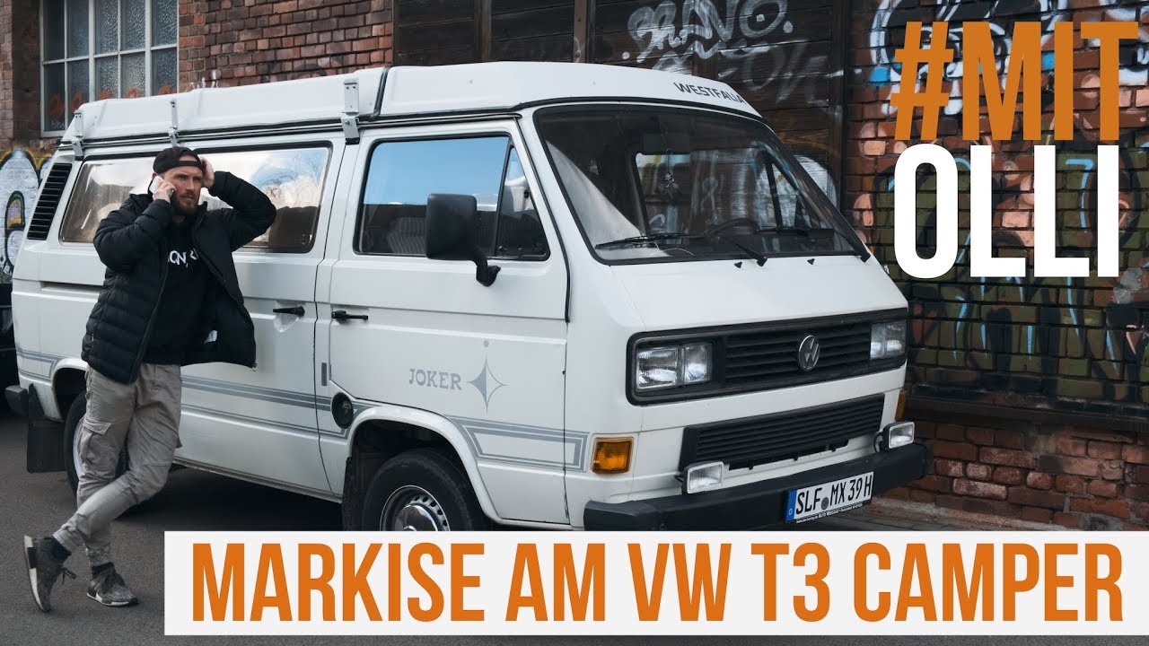 Markise anbringen am VW T3 Camper | Thule Omnistor 5200