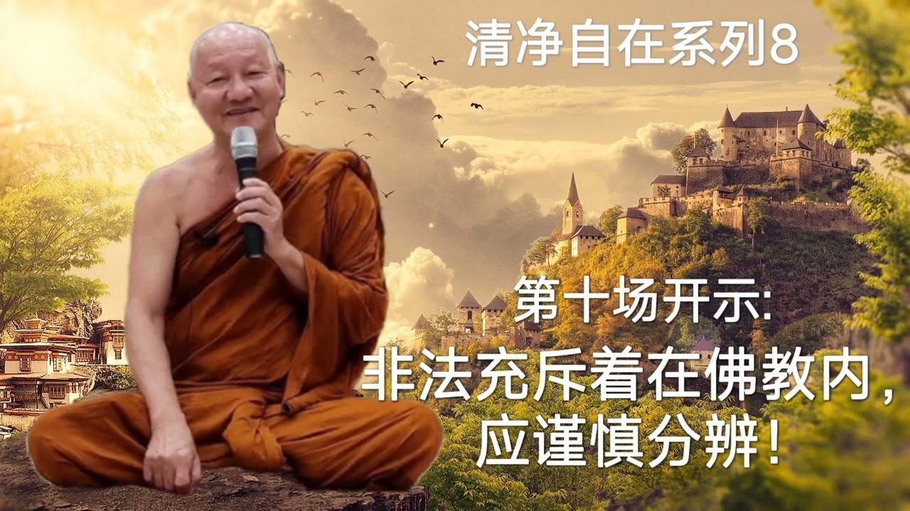 慧光尊者Ajahn jutipañño 清净自在系列8❊第十场开示：非法充斥着在佛教内，应谨慎分辨！❊