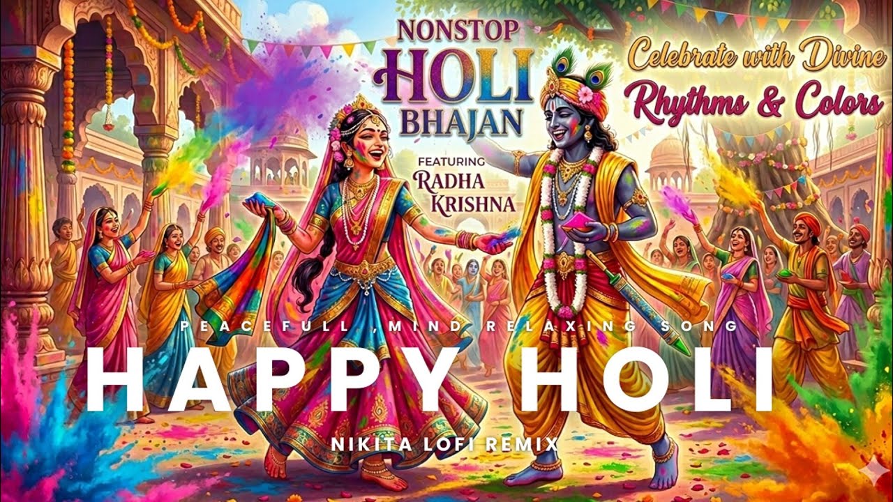 राधा कृष्ण होली भजन 🌈 | नॉनस्टॉप मॉर्निंग भजन | प्रेम रस से भरे फागुन गीत | Holi Special Bhajan 2026