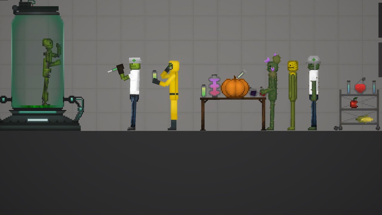 Melon playground THE VEGETABLE WAR part 2! #zombieapocalypse #melonplaygrond