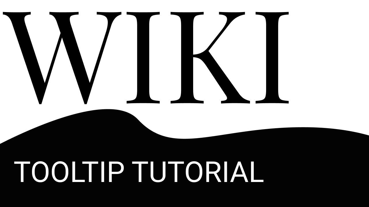 Coding the Wikipedia's Tooltip.
