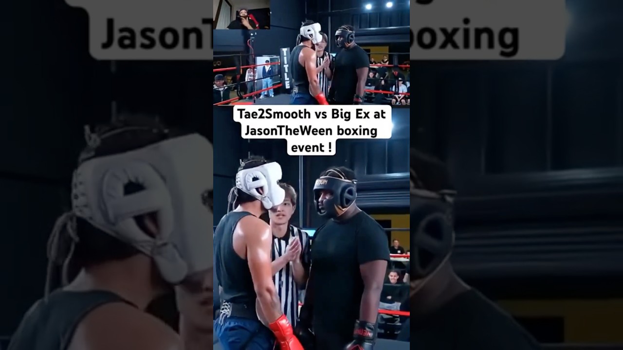 Tae2Smooth против Big Ex на боксерском турнире JasonTheWeen! 
