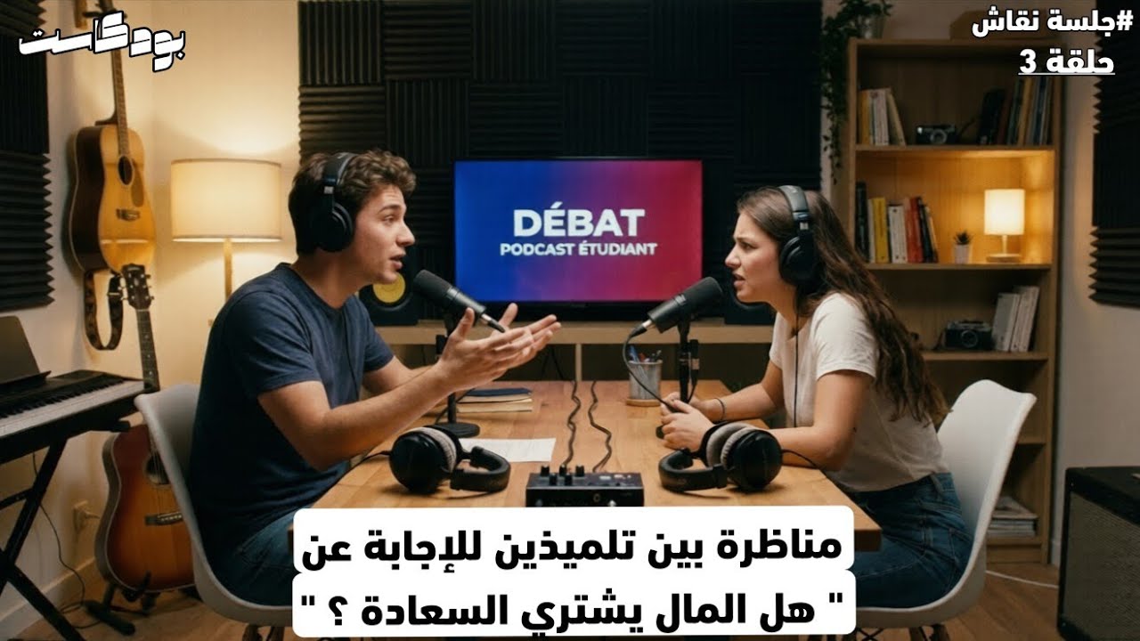 بودكاست جلسة نقاش 3 | مناظرة : هل المال يشتري السعادة ؟