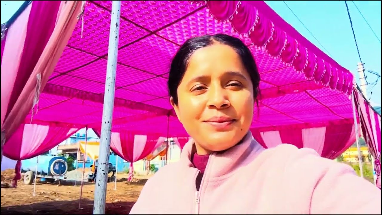 Tent lag gaya😍 #fuction #pahadiculture #kumauni #gadhwali 