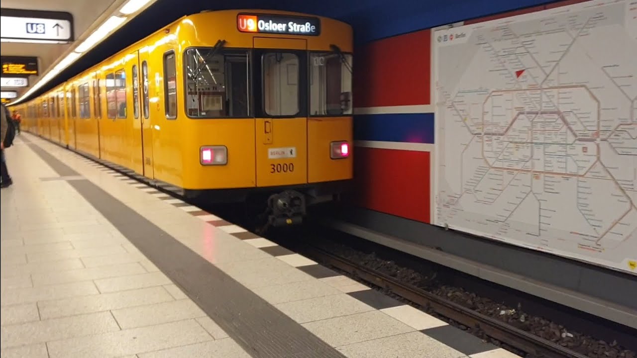 U-Bahn Berlin|Mitfahrt im F92 auf der U9 von Rathaus Steglitz bis Osloer Straße