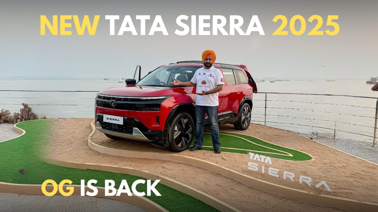 Новая TaTa Sierra 2025 | OG возвращается | 5 дверей | Первый взгляд | Новая машина | Индия