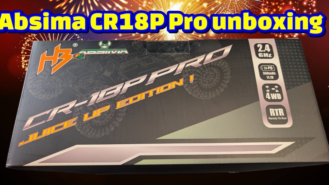 Absima CR18P PRO Juice Up unboxing