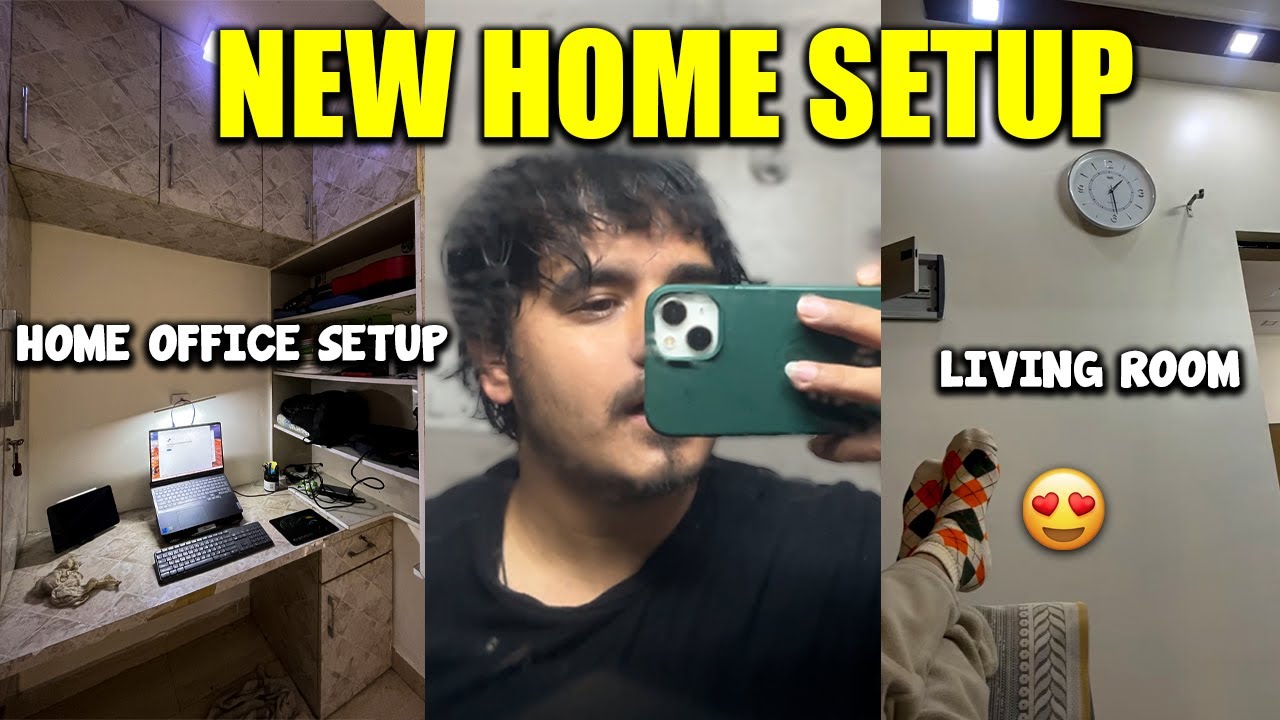 New Home Office Setup 💻 | Naya Ghar Vlog 🏠