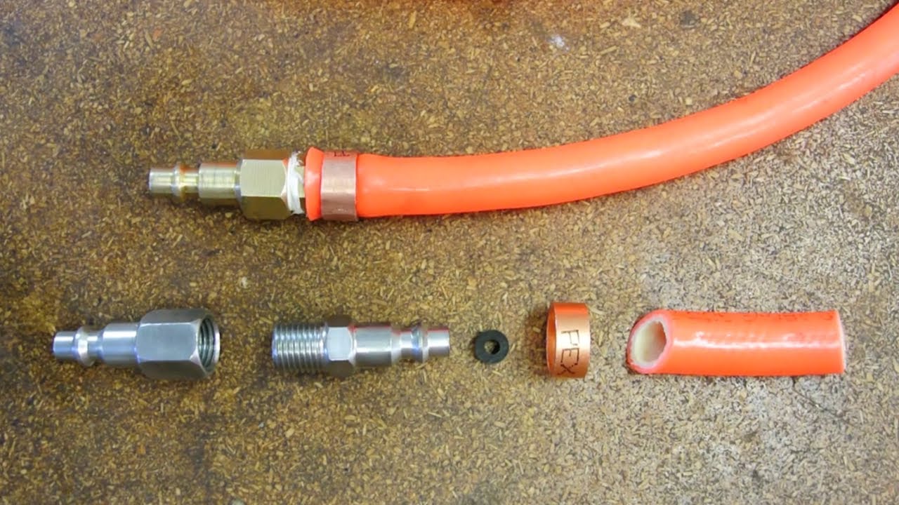 Vinyl air hose repair (unconventional)