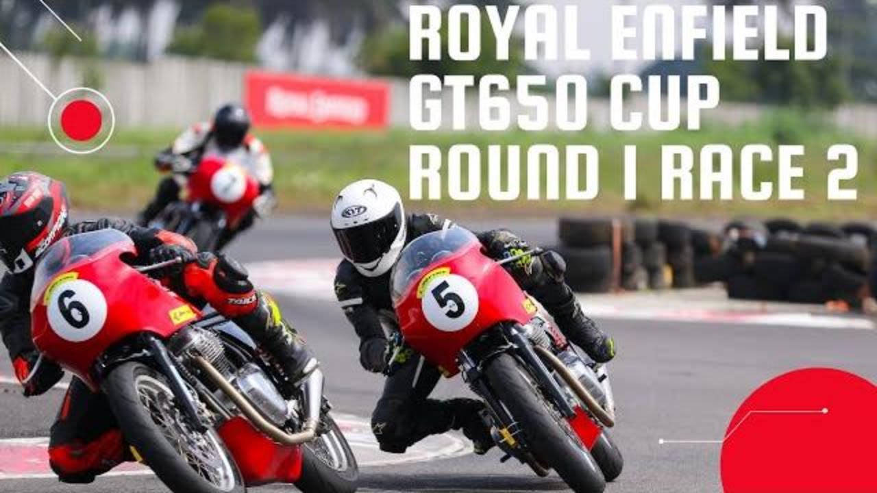Royal Enfield GT 650 cup Round 1 Race 2 at Kari Motor Speedway