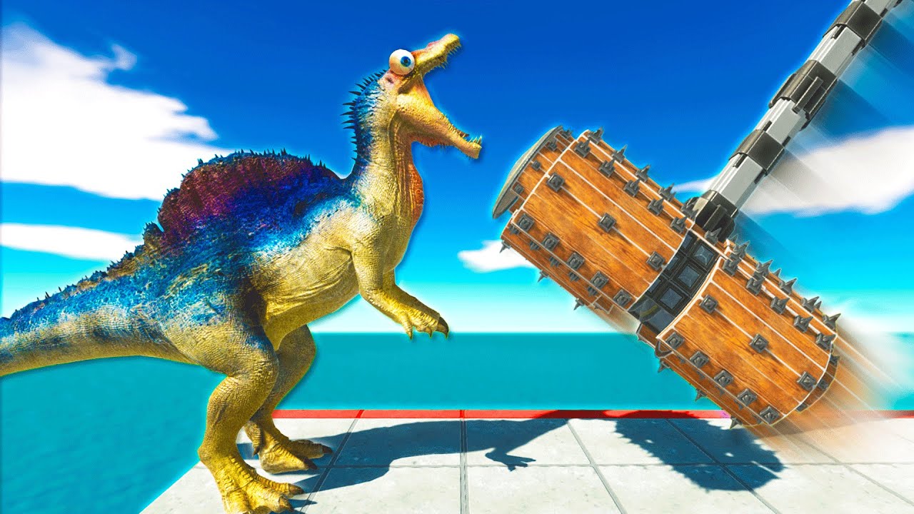 Who Can Survive GODZILLA'S EPIC HAMMER 💥Challenge? - ARBS Animal Revolt Battle Simulator