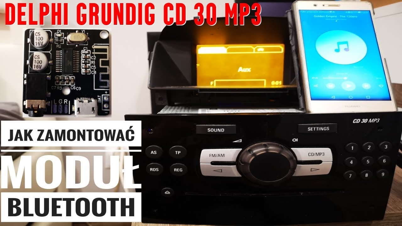CD30MP3 Bluetooth - Как установить