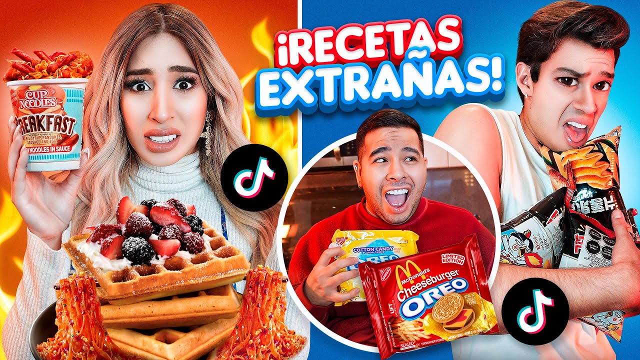 PROBANDO PRODUCTOS VIRALES Y EXTRAÑOS DE TIKTOK 😱 Queen Buenrostro