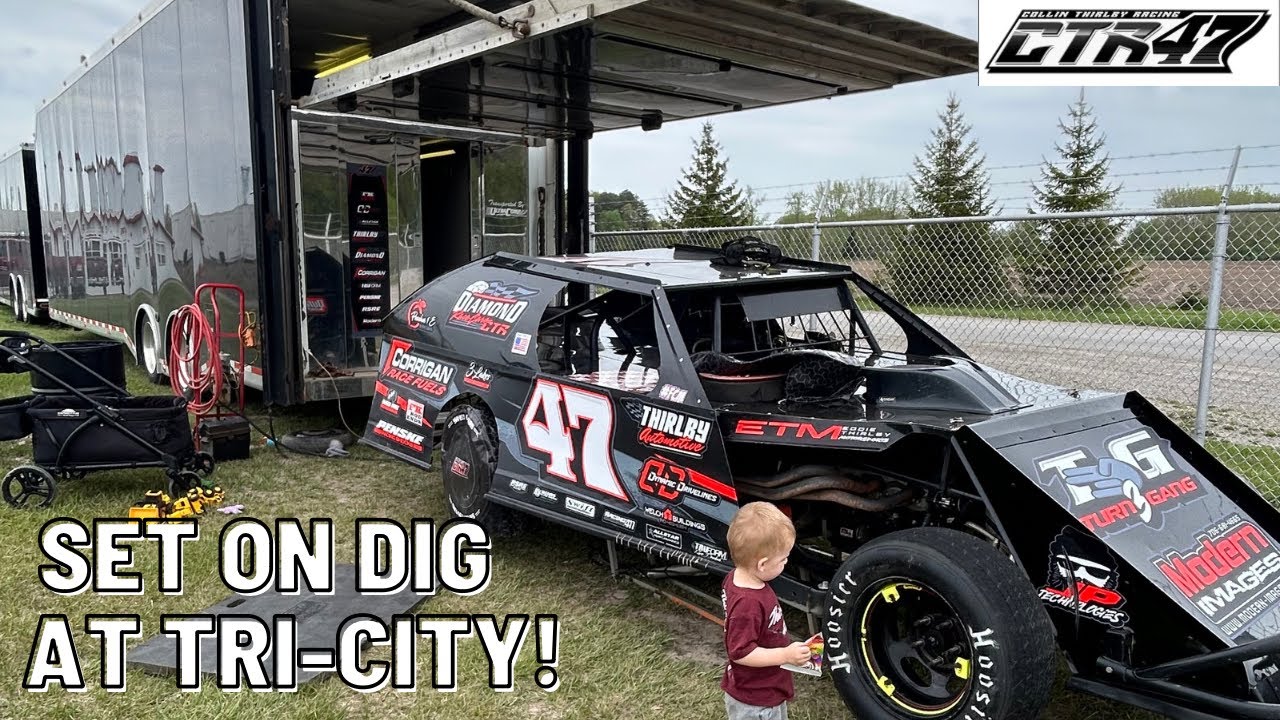 Racing Through the Field at Tri-City Motor Speedway!